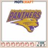 Northern panther logo embroidery, pitt panther football​​​ embroidery