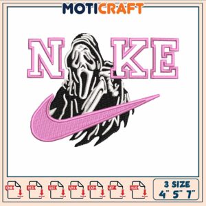 Nike logo ghost embroidery, ghosts clip art​ ​embroidery