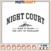Night court art embroidery, night court cast​​​ embroidery