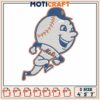 New york mets embroidery, new york mets logo​ embroidery