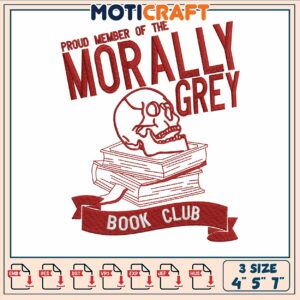 Morally grey embroidery, morally grey characters​ embroidery