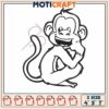 Monkey drawing embroidery, ebay art monkeys​ embroidery