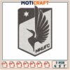 Minnesota united logo embroidery, minnesota united states​​ embroidery
