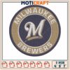Milwaukee brewers logo embroidery, milwaukee brewers games​ embroidery