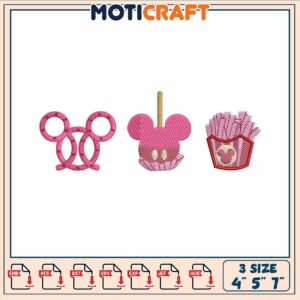 Mickey valentine design embroidery Mickey valentine design embroidery