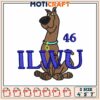 Scooby doo dog embroidery, scooby doo movie​ embroidery