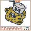 Michigan wolverines image embroidery, michigan baseball team​​ embroidery