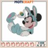 Mickey bunny embroidery, bunny cartoon characters embroidery 1 Mickey bunny embroidery, bunny cartoon characters embroidery