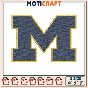 Michigan wolverines football embroidery, michigan wolverines​​​​ embroidery
