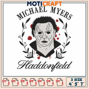 Michaels myer decor embroidery, michael myers actor​​ ​embroidery