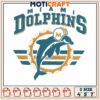 Miami dolphins embroidery, miami marlins logo​ embroidery