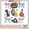 Matching halloween embroidery, halloween clip art​ ​embroidery