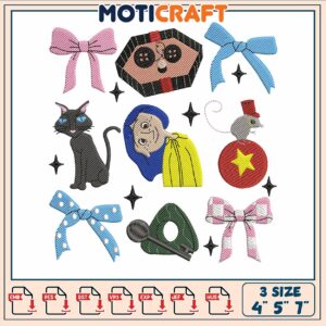 Matching halloween embroidery, halloween clip art​ ​embroidery