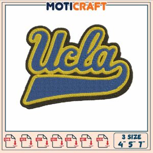 Logo ucla football embroidery, ucla bruin football​​​ embroidery