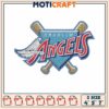 Logo la angels embroidery, angels in baseball embroidery 1 Logo la angels embroidery, angels in baseball embroidery