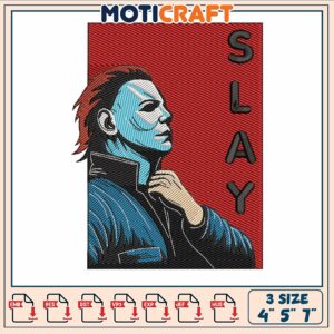 Killer jason slay embroidery, jason the serial killer​ ​embroidery