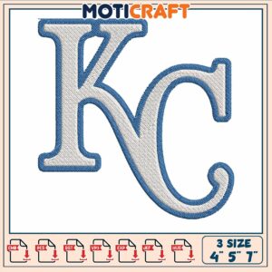 Kansas city royals embroidery, baseball kansas city​ embroidery