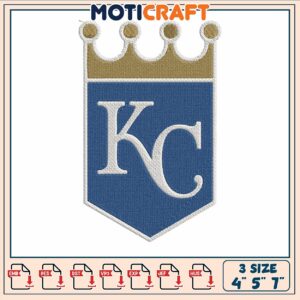 Kansas city royals embroidery, kansas university baseball​ embroidery