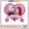 Jack love sally valetine embroidery, jack skellington costume embroidery 1 Jack love sally valetine embroidery, jack skellington costume embroidery