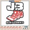 J3 dirtwork embroidery, dirtworks pottery​​ embroidery