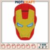 Iron man face embroidery, the man in the iron mask embroidery