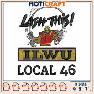 Ilwu local 46 embroidery, ilwu local 46 dispatch hall​ embroidery