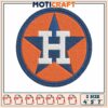 Houston in star embroidery, houston baseball​​​​ embroidery