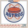 Houston astros image embroidery, houston astro baseball game​​ embroidery