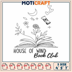 House wind book embroidery, winds of war book​ embroidery