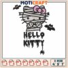Horror hello kitty embroidery, hello kitty characters​ ​embroidery