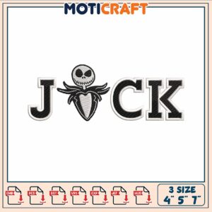 Horror jack name embroidery, horror jack frost​ ​embroidery