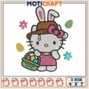 Hello kitty bunny embroidery, kitties and bunnies​​ ​embroidery