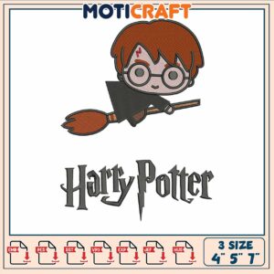Harry montado art embroidery, harry potter characters​​ embroidery