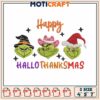Happy hallow grinchmas embroidery, merry grinchmas​​​ ​embroidery