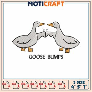 Goose bumps embroidery, goosebumps 2023 cast​​ embroidery