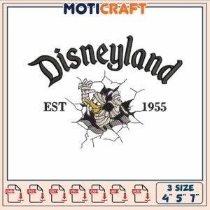 Goofy halloween est embroidery, goofy dog​​ ​embroidery