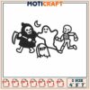 Ghost rip art embroidery, disney world halloween embroidery 2 Ghost rip art embroidery, disney world halloween embroidery