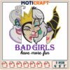 Four bad girls embroidery, disney villian embroidery 2 Four bad girls embroidery, disney villian embroidery