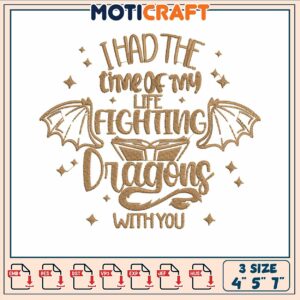Fighting dragons embroidery, dragons of fourth wing​ embroidery