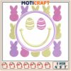 Emotion smile easter embroidery, cartoon about emotions​ ​embroidery