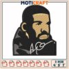 Drake meme face design embroidery, drake mem embroidery 1 Drake meme face design embroidery, drake mem embroidery