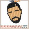 Drake meme black design embroidery, meme drake​​​ embroidery
