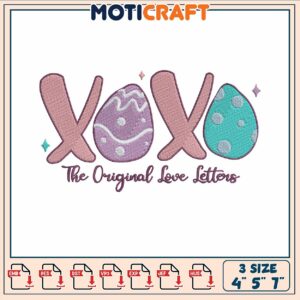 Dragon egg xoxo embroidery, cartoon dragon​​ ​embroidery