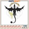 Dragon basgiath design embroidery, fourth wing xaden embroidery 2 Dragon basgiath design embroidery, fourth wing xaden embroidery