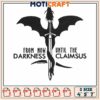 Dragon basgiath darkness embroidery, fourth wing sequel embroidery 2 Dragon basgiath darkness embroidery, fourth wing sequel embroidery