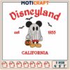Disneyland est red embroidery, mickey mouse drawing​​​ ​embroidery