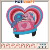 Disney stitch valetine embroidery, cartoon stitch embroidery 1 Disney stitch valetine embroidery, cartoon stitch embroidery
