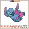Disney stitch art embroidery, stitch the cartoon​​ embroidery