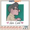 Disney pixel her carl embroidery, disney up carl​ embroidery