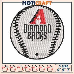 Diamond back embroidery, diamondbacks standings​ embroidery